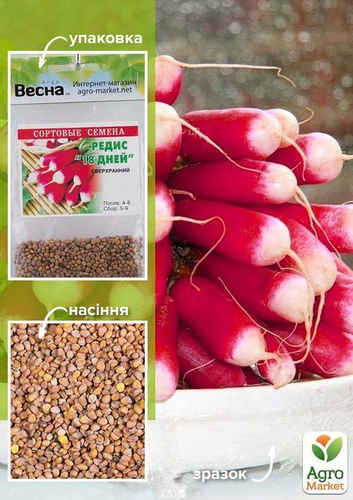 Редис "18 дней" (Зипер) ТМ "Весна" 7г