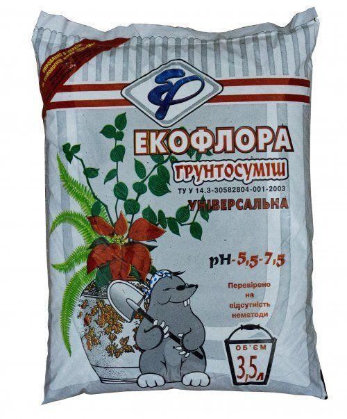 Грунтосуміш "Універсальний" ТМ "Екофлора" 3.5л