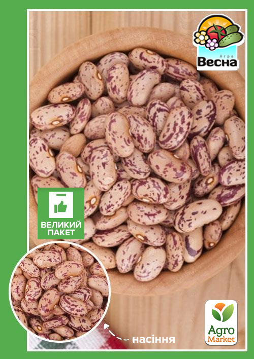 Квасоля "Садовод" (Великий пакет) ТМ "Весна" 5г