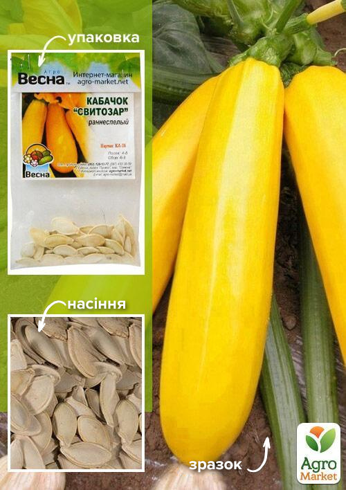 Кабачок "Свитозар" (Зипер) ТМ "Весна" 3г