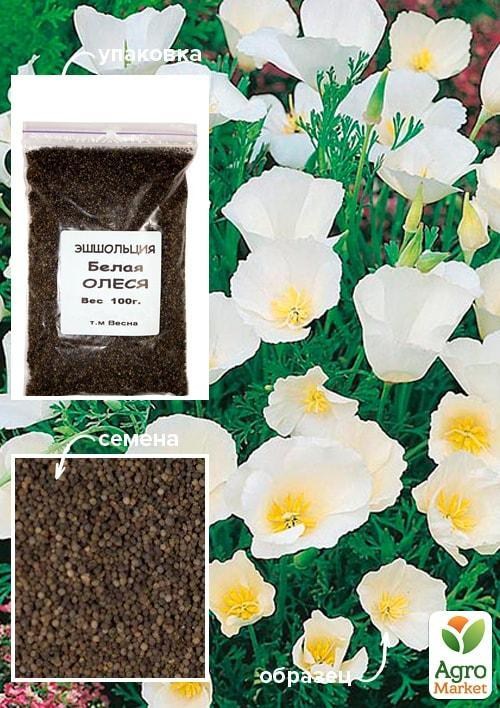 Эшшольция белая "Олеся" ТМ "Весна" 100г