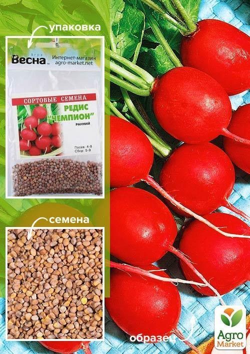 Редис "Чемпіон" (Зипер) ТМ "Весна" 7г