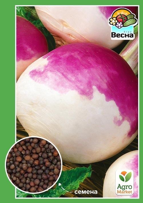 Репа "Ранняя пурпурная" ТМ "Весна" 0.5г