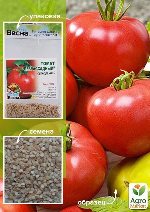 Томат "Безрозсадний" (Зипер) ТМ "Весна" 0,5г