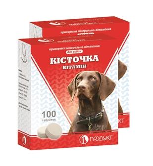 Продукт Кісточка Вітамін Мінерально - вітамінна підгодівля для собак 200 г (3402770)