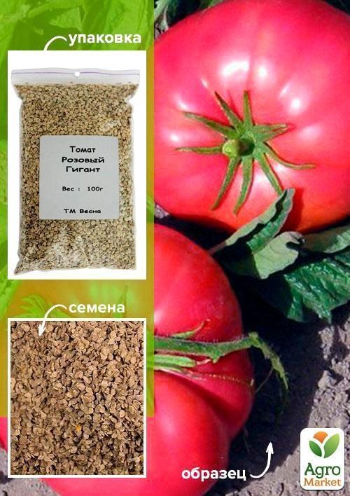 Томат "Рожевий гігант" ТМ "Весна" 100г