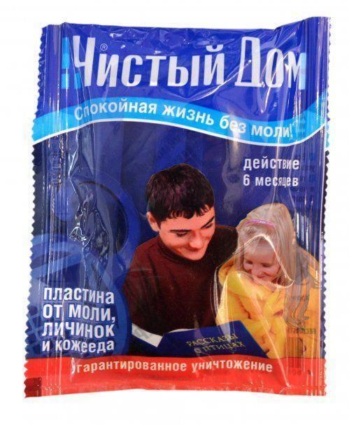 Антимоль "Пластина" ТМ "Чистый Дом"