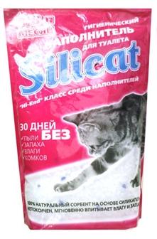 Silicat Cиликагелевый наполнитель для кошачьего туалета 1.6 кг (1688810)