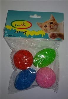 UniZoo Игрушка для кошек мяч глицериновый 3,5х5 см 4 штуки (6845660)2
