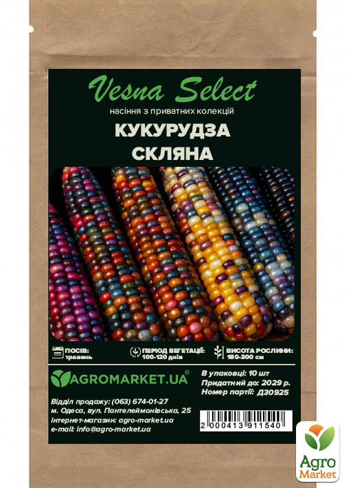 Кукуруза "Стеклянная" ТМ "Vesna Select" 10шт - фото 2