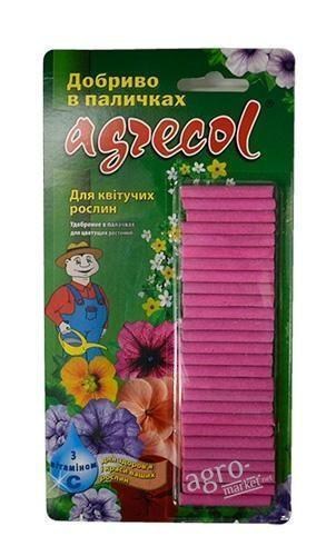 Удобрение в палочках "Для цветущих растений" ТМ "Agrecol" 30шт