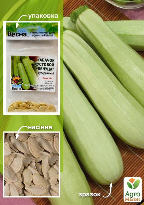 Кабачок "Ленуца" (Зипер) ТМ "Весна" 3г