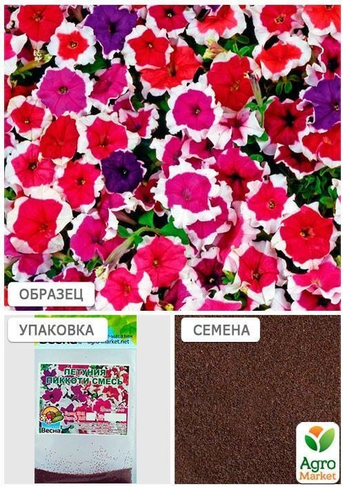 Петуния "Пиккоти смесь" (Зипер) ТМ "Весна" 1г - фото 4