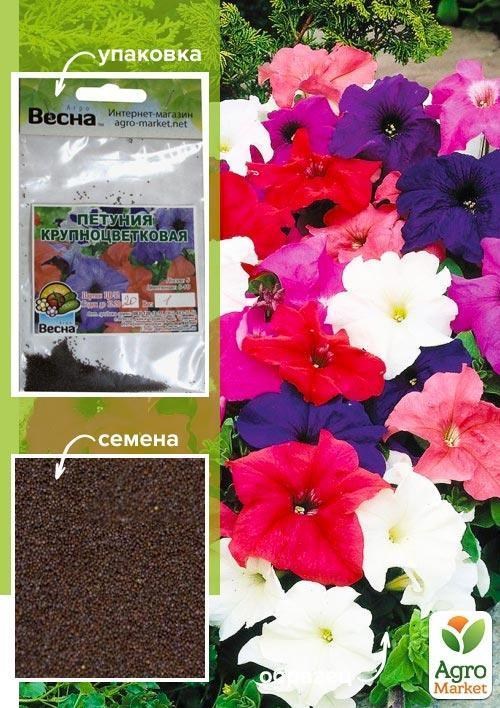 Петунія крупноквіткова суміш (Зипер) ТМ "Весна" 1г