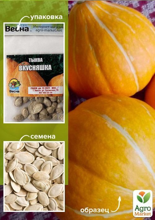 Гарбуз "Вкусняшка" (Зипер) ТМ "Весна" 5г