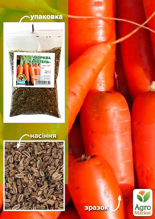 Морква "Каротель" ТМ "Весна" 100г