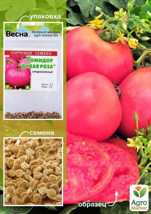 Томат "Дика троянда" (Зипер) ТМ "Весна" 0.5г