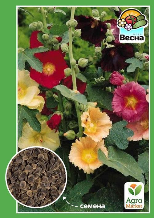 Мальва многолетняя смесь ТМ "Весна" 0.2г