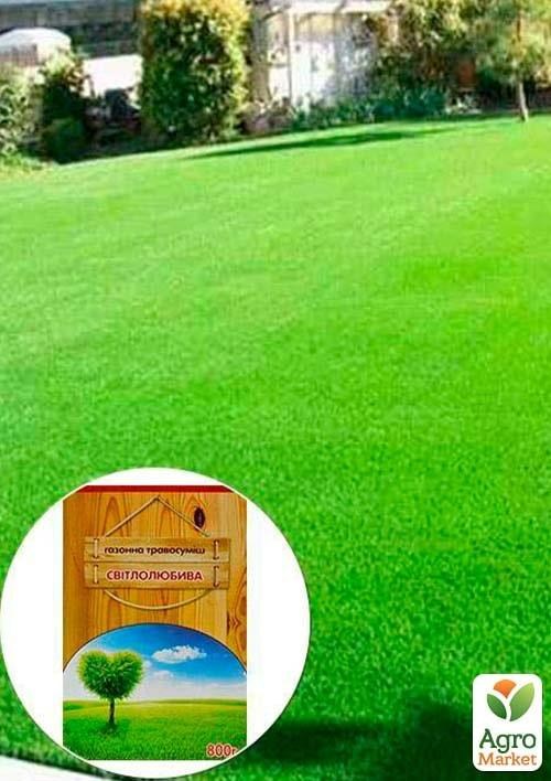 Газонна травосуміш "Світлолюбний" ТМ "Сімейний сад" 800г