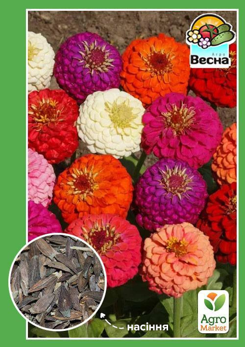 Цинния "Карликовая смесь" ТМ "Весна" 0.4г