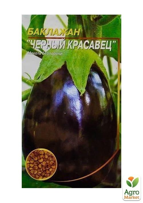 Баклажан "Черный красавец" ТМ "Весна" 0.2г - фото 2