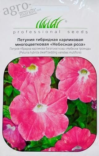 Петунія "Небесна троянда" ТМ "Hem Zaden" 0.2г