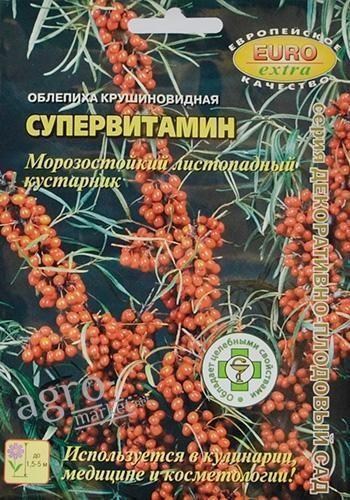 Обліпиха крушиновидная "Супервітамін" ТМ "Аеліта" 0.34г