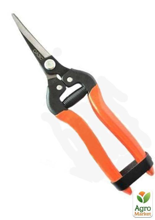 Секатор металевий для квітів і пасинкування ТМ "Оазис" № 803А