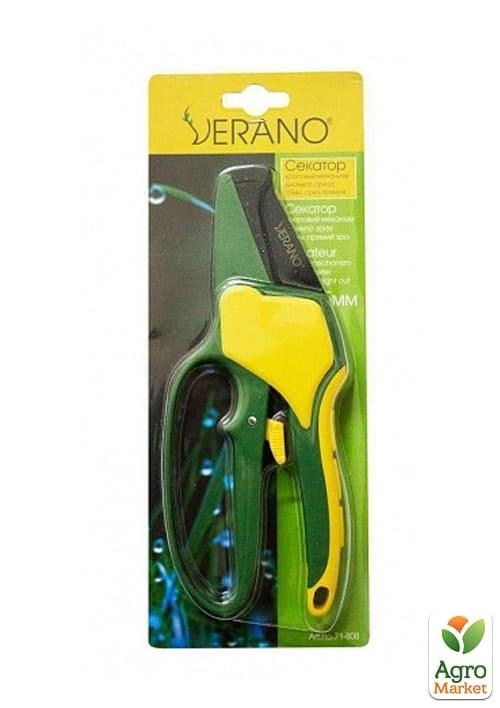 Секатор ТМ "Verano" 205мм прямой срез № 71-808