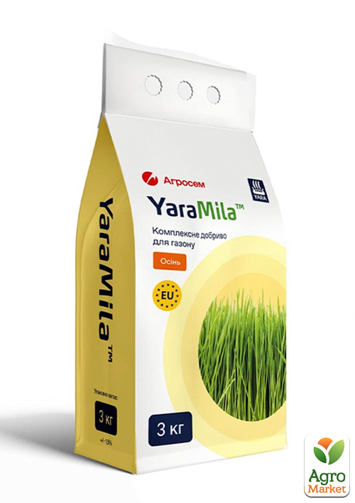 Добриво для газону, осінь ТМ "YaraMila" 3кг