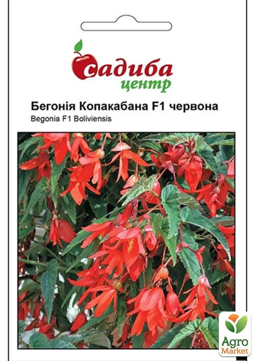 Бегонія "Копакабана F1 червона" ТМ "Садиба центр" 10шт