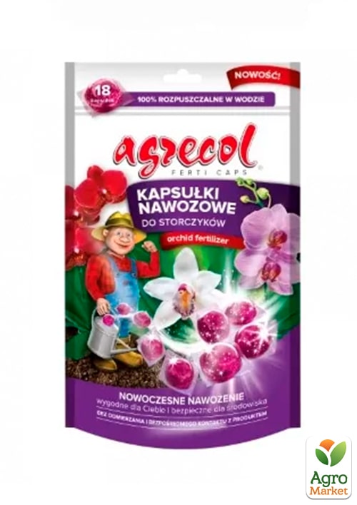Удобрение в капсулах для орхидей ТМ "Agrecol" 18шт