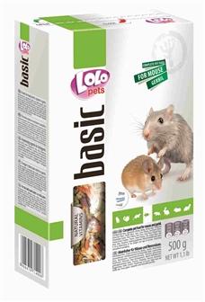 Корм сухий ЛолоПетс Повнораціонний корм для мишей і піщанок 500 г (7140080)