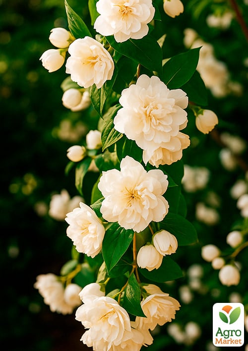 Жасмин садовий махровий "Вірджинал" (солодкий, досить сильний аромат)