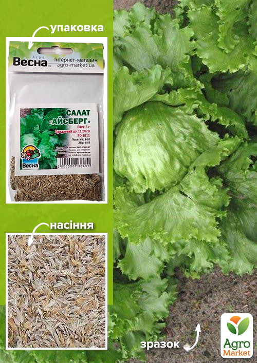 Салат "Айсберг" (Зипер) ТМ "Весна" 3г