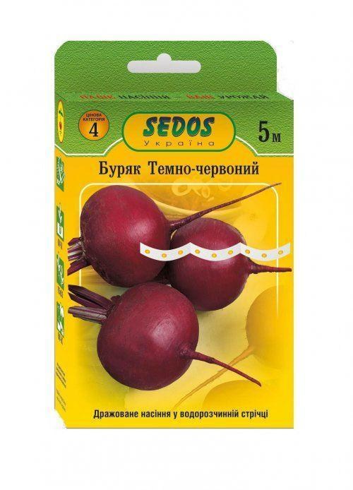 Свекла "Темно-красная" ТМ "Sedos" 5м - фото 2