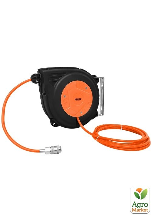 Самонаматываемый барабан с напорным шлангом 12 м HECHT 002075B
