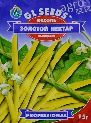 Квасоля "Золотий нектар" ТМ "GL SEEDS" 15г