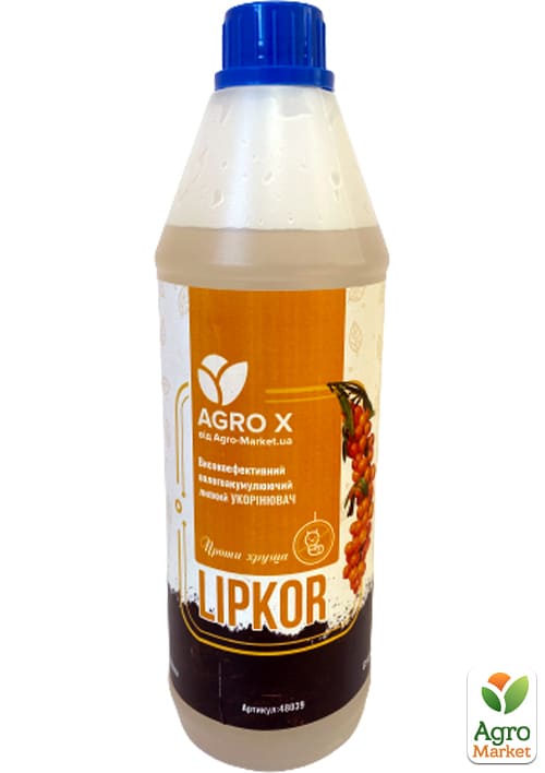 Липкий укорінювач нового покоління LIPKOR "Проти хруща" (Ліпкор) ТМ "AGRO-X" 1л