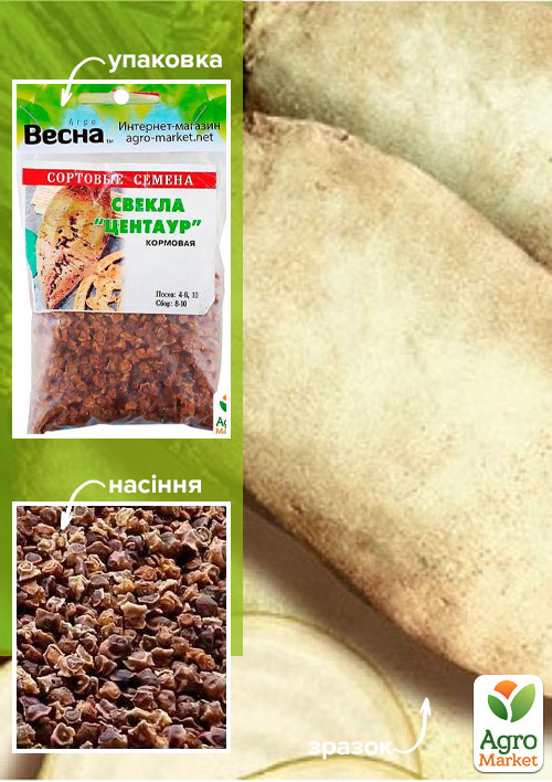 Свекла кормовая "Центаур" (Зипер) ТМ "Весна" 10г