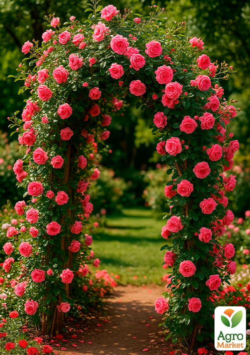 Троянда плетиста "Шарика-Асма" (саджанець класу АА +) вищий сорт - фото 4