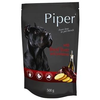 Dolina Noteci Piper Вологий корм для собак з яловичої печінкою і картоплею 500 г (3002670)