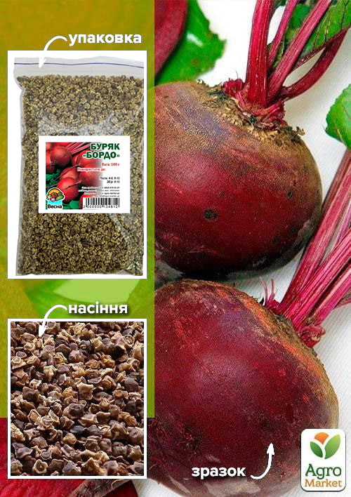 Свекла "Бордо" ТМ "Весна" 100г