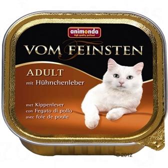 Animonda Von Feinsten Adult Вологий корм для кішок з курячою печінкою 100 г (8330420)