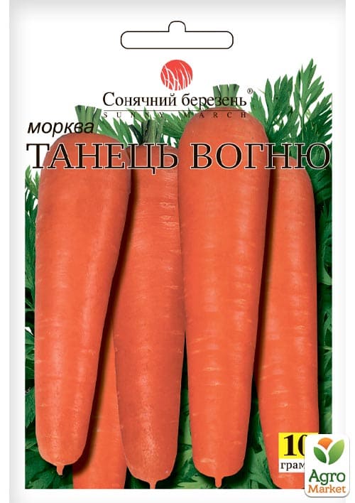 Морковь "Танец огня" ТМ "Солнечный березень" 10г
