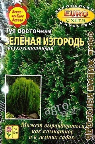Туя восточная "Зеленая изгородь" ТМ "Аэлита" 0.5г