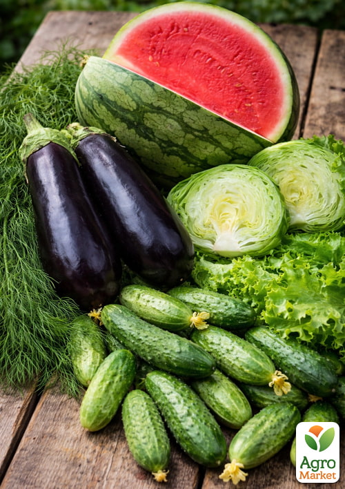 Комплект овочів в зіпері "Ідеальний город" 15уп