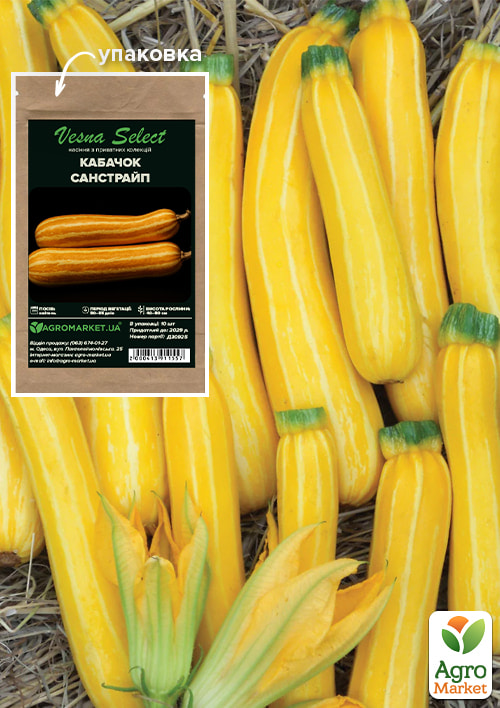 Кабачок "Санстрайп" ТМ "Vesna Select" 10шт