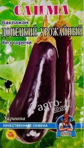 Баклажан "Донецький урожайний" ТМ "САНМА" 80-90шт