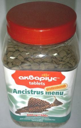 Акваріус Сухий корм для анцитрус, банку 300 г (3103900)